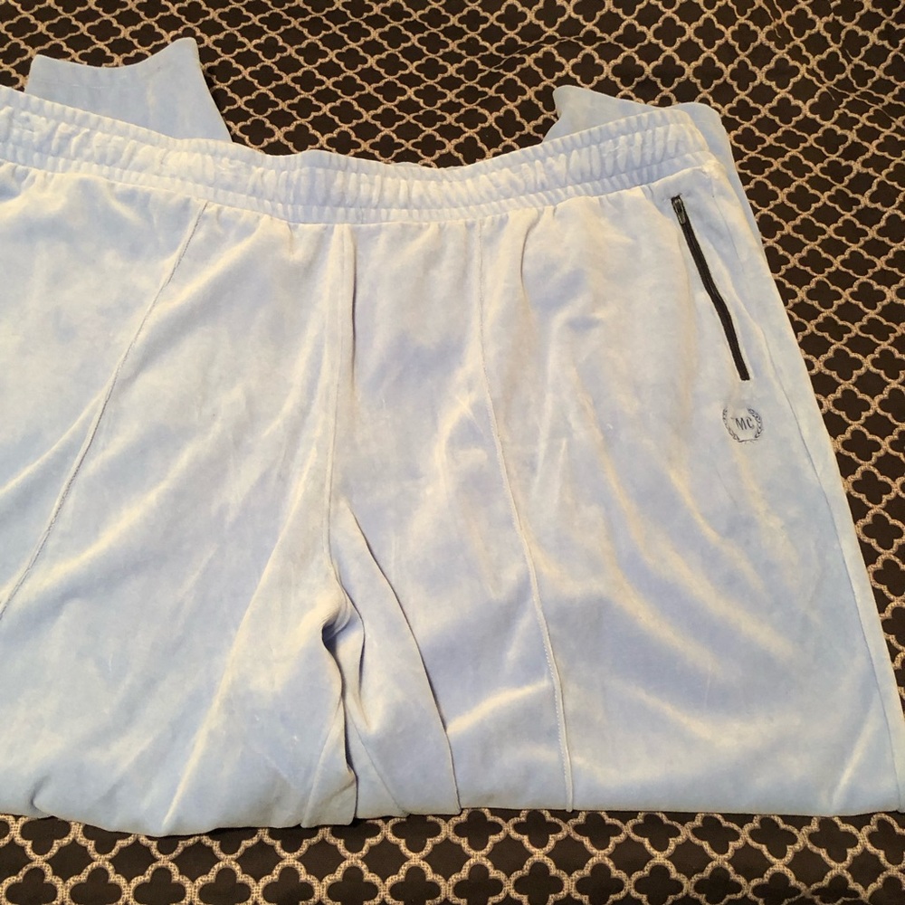 PUMA x TMC All Star Velour Lifestyle Track Pants Blue 531219-01 Sz 4XL V21